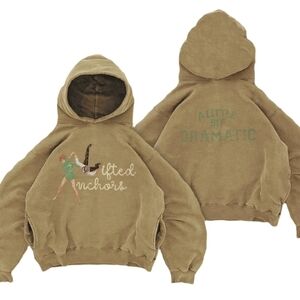 Brown Graphic Hoodie